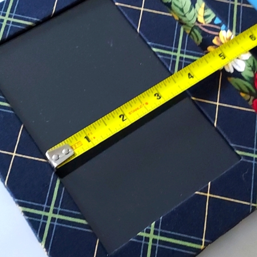 VERA BRADLEY Quilted Travel Double Picture Frame - Picture 7 of 8